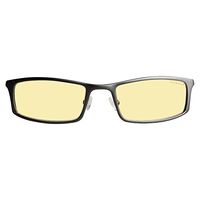 GUNNAR Gaming and Computer Eyewear/Phenom, Amber Tint - Patented Lens, Reduce Digital Eye Strain, Block 65% of Harmful Blue Light