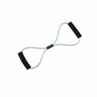 FEI 10-5586 Bowtie Exercise Tubing, Latex, XX-Heavy, 22" Length, Silver