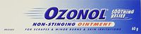 Ozonol Non-Stinging Ointment 60g - For Scrapes, Minor Burns and Skin Irritations