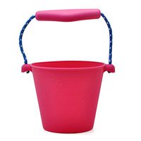 Beach Toys Bucket Foldable Silicone Pail Collapsible Sand Buckets Shower Bath Pour Bucket Hand-held Barrel
