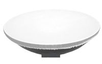 22" / 55cm Soft White Diffuser Sock for Beauty Dish Elastic Nylon for Studio Flash