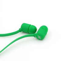 Honsenn in-Ear Earbuds with Mic, Tangle-Free Wired Earphones for iPhone, iPad, iPod, Samsung Galaxy, Android Smartphones, Tablets, Computers (GREE)