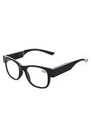 Tide USB Rechargeable Led Reading Glasses Smart Lighted Eyewear for Women Men (Black, 3.0X)