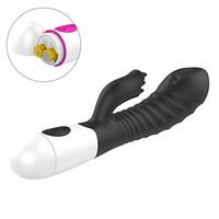 Qksky Rabbit G Sport Vibrantor Clitorais Stimulation with 12 Vibration Modes Quiet Stimulator for Women Couples