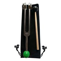 Geesy Tuning Fork 194.18 - with Buddha Bead Base for Ultimate Healing and Relaxation