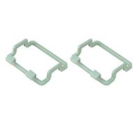 heavKin 2Pcs Trash Bin Cabinets Kitchen Door Back Portable Garbage Holder Towel Bag (Green, 1Pcs)