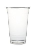 Fineline Super Sips 312498 PET Drinking Cup, 24 oz, Clear