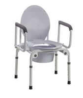 Fabrication Enterprises Commodes drop arms (deluxe steel 19-23" height 1 each)