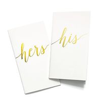 Ling's moment Vows Book Set of 2 Wedding Vow Books His and Hers White &Gold for Wedding Ceremony Rehearsal Dinner