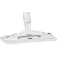 Vikan 55005 Floor Model Scrub Pad Holder, 9" L x 3-45/64" W Polypropylene, White