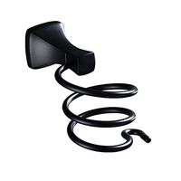 LOSYU Blow Dryer for Bathroom Washroom Salon, Wall Mounted Hair Dryer Holders, Anodized Space Aluminum Hair Care Styling Tool, Cable Tidy, Compatible with Most Hair Dryers,