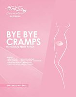 Bye Bye Cramps - Menstrual Cramp Relief - 5 Heat Patches to Relieve Cramp Pain with Organic Leaf & Charcoal Extracts to Provide Additional Nutrients
