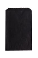 100 Black Paper Bags 6.25 x 9.25 Inches for Merchandise, Art by My Craft Supplies