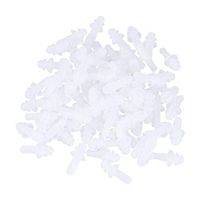 Heallily 40pcs Ear Plug Silicone Waterproof Earplugs Sleep Noise Reducing Ear Plugs (Transparent)
