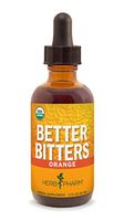 Herb Pharm Better Bitters Certified Organic Digestive Bitters, Orange, 2 Ounce