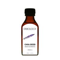 Organic Cold-Pressed Chia Seed Oil 3.4 fl oz - Promotes Heart Health - Rich in Omega-3 - Premium Food Grade