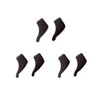 3 Pairs Anti-Slip Eyeglass Retainer Holder Sleeve Ear Hook Lock Small Brown