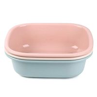 RPMDM Rectangular Washbasin Plastic Household Baby Small Washbasin Sink Laundry Tub Large Thickened Foot Basin Plastic washbasin (Color : Pink, Size : Large)