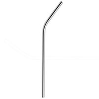 Wenjuan Stainless Steel Metal Drinking Straw/Reusable Straws Cocktail Spoons/Cleaning Brush Kit Set Travel Outdoor Household (3 X Straw+1 X Brush)