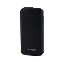 Kensington K39604WW Portafolio Flip Wallet Case for iPhone 5 - 1 Pack - Carrying Case - Retail Packaging - Black, Marble Accents