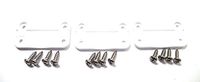 Adumly Igloo Cooler Plastic Hinges 3-PK and 12 Stainless Screws