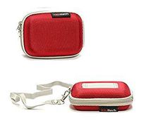 Navitech Red Hard Protective Watch/Wristband Case Compatible with The Tomtom Touch Cardio + Body Composition Fitness Tracker