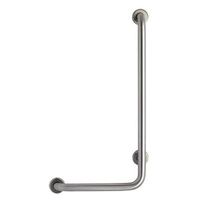 Mustee 390.310 CareGiver Angled 90-Degree Grab Bar Right Hand, 24" x 16" x 1.5", Stainless Steel