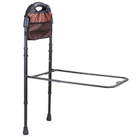 Bed Side Assist Handle Bar Safety Rail Height-Adjustable with Pocket