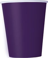 9oz Dark Purple Paper Cups, 14ct