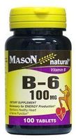 Mason Natural Vitamin B-6 100 Mg Tablets - 100 Ea by Mason Vitamins