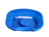 ZQXFP LYX@ Sit-up Wash Basin, Squatting Patient Using Elderly Home Care Pregnant Woman Hairdressing Child Lying in Bed Household Child Wash Basin Nursing Bed Supine Pillow Type Blue