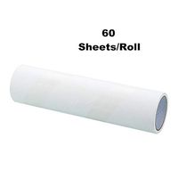 Galapara Sticky Roller Refill Lint Roller Sticky Papers 60 Sheets/Roll