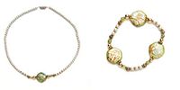 Peridot Magnetic Bracelet and Necklace Set (Large)