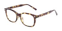 Readers.com Reading Glasses: The Jupiter Reader, Plastic Retro Square Style for Men and Women - Tortoise, 1.50