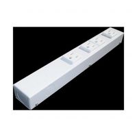 e-dustry EPS-H104NVW 4 Outlet Hardwired Power Strip44; 12 in. - White