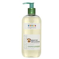 Nature's Baby Organics Baby Shampoo And Body Wash, Moisturizing Tear Free Baby Shampoo All Natural Baby Wash With Organic Ingredients, No Sulfate or Paraben, Coconut Pineapple, 16 Oz