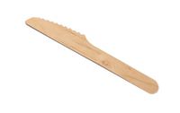 Perfect Stix Green Knife 140 - 24pk Birchwood Compostable Cutlery Knife, 5-1/2" Length (Pack of 24)