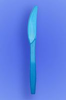 Wow Plastics Inc. Medium Weight 6" Knife - Neon Blue - 2/500 (1,000/Case)