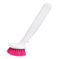 Stanley Home Products Soft Bristle Scrub Brush - All Around Heavy Duty Soft Bristled Scrubber w/ Scraper - Scratch Free Cleaning For Kitchen Pots, Fish Tank, Window, Car & Stainless Steel