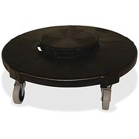 Brute Quiet Dolly, 250lb Capacity, 18-1/4" dia. x 6-5/8h, Black