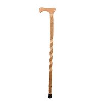 Brazos 37" Twisted Ash Walking Cane, Made in The USA