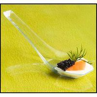 Clear Plastic Zest Spoons 12 Ct.