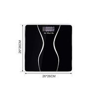 Bathroom Scales Floor Body Smart Electric Digital Weight Health Balance Scale Toughened Glass LCD Display 180Kg/50G,United States,26X26