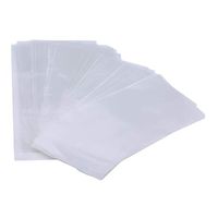 Weiy Clear Cellophane Bags Biscuit Basic Packaging Transparent Plastic Bag Biscuit Snack Baking Bag 100pcs