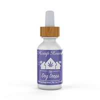 Hemp Oil Drops for Dogs | 500mg Natural Hemp Extract | Organic MCT Oil Tincture for Stress, Anxiety, and Pain Relief