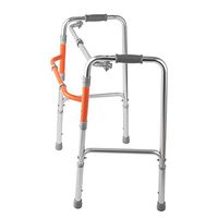 FLYSXP Elderly Walker Cane Folding Auxiliary Walking Device Four-Legged Walker Wheelchair