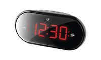 Dual Alarm Clock Radio in Black