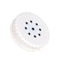 Biscuit Contact Lens Case, TONSEE Candy Color Cookie Cake Lenses Storage Box (White)