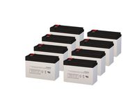12 Volt 9 AH Rechargeable Sealed Lead Acid Battery by SigmasTek (8 Pack)