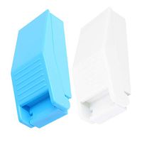 HEALLILY Portable Pill Splitter Case Pill Cutter Box Pill Crusher Mini Medicine Divider Storage Boxes Container for Elders Kids 2pcs